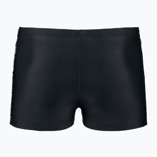 Pánské plavecké boxerky Nike Logo Tape Square Leg modré NESSB134-416