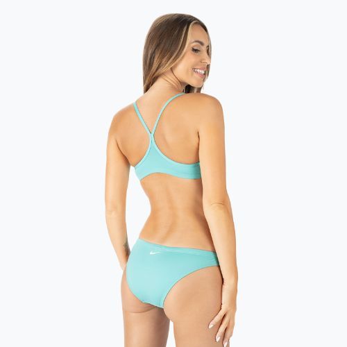 Dámské dvoudílné plavky Nike Essential Sports Bikini zelené NESSA211-339