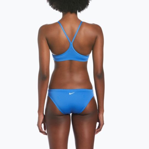 Dámské dvoudílné plavky Nike Essential Sports Bikini modré NESSA211-442