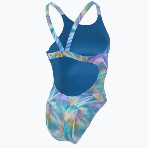 Dámské jednodílné plavky Nike Multiple Print Fastback color NESSC010-969