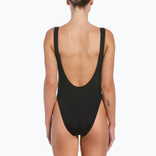 Nike Sneakerkini U-Back dámské jednodílné plavky černé NESSC254-001
