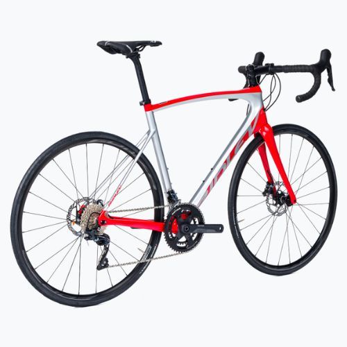 Ridley Fenix SL Disc Ultegra FSD08Cs stříbrná/červená SBIFSDRID545 silniční kolo