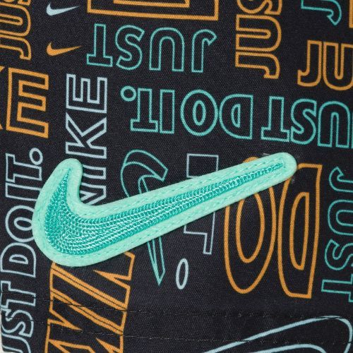 Dětské plavecké šortky Nike Logo Mashup 8" Volley černé NESSC791-001