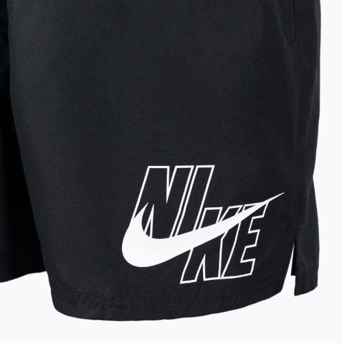 Pánské plavecké šortky Nike Logo Solid 5" Volley černé NESSA566-001