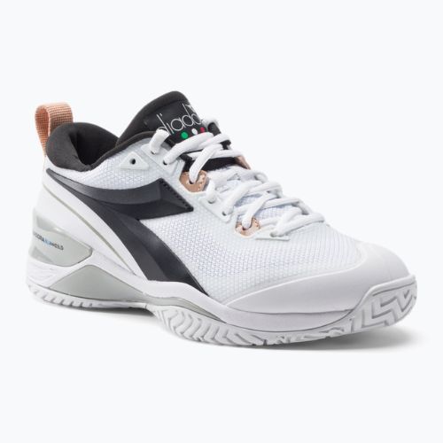 Dámská tenisová obuv Diadora Speed Blushield 5 AG white and black DD-101.176941