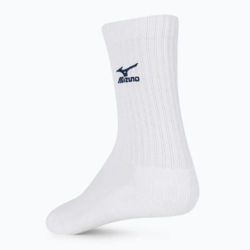 Volejbalové ponožky Mizuno Volley Medium bílé 67UU71571