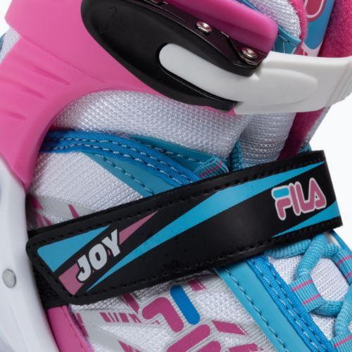 Dětské kolečkové brusle FILA Joy G white/pink/light blue