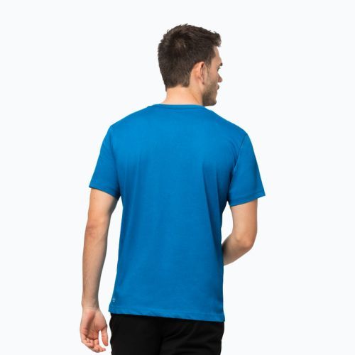 Pánské trekingové tričko Jack Wolfskin Ocean Trail  modré 1808621_1361