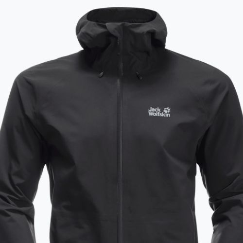 Pánská hardshell bunda Jack Wolfskin Highest Peak černá 1115131_6000