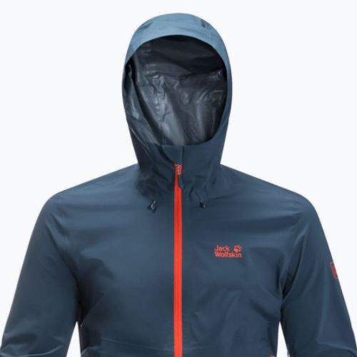 Pánská nepromokavá bunda Jack Wolfskin Highest Peak 2.5L tmavě modrá 1114961_1383