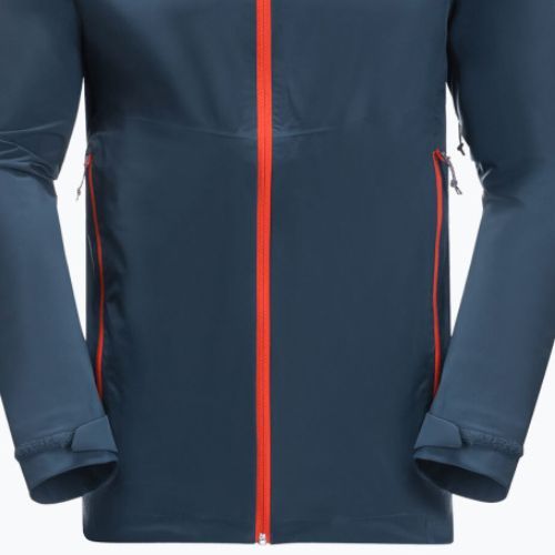 Pánská nepromokavá bunda Jack Wolfskin Highest Peak 2.5L tmavě modrá 1114961_1383