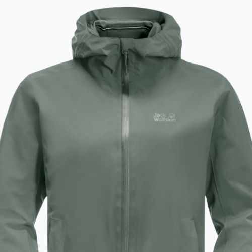 Dámská hardshell bunda Jack Wolfskin Pack & Go Shell zelená 1111514_4311