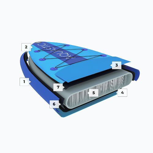 AQUASTIC Perth 11'0" SUP prkno modré AQS-SUP001