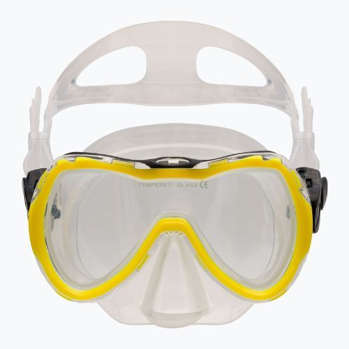 AQUA-SPEED Enzo + Evo baby sada šnorchlů žlutá 604