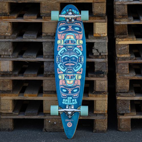 Playlife Seneca longboard modrý 880294