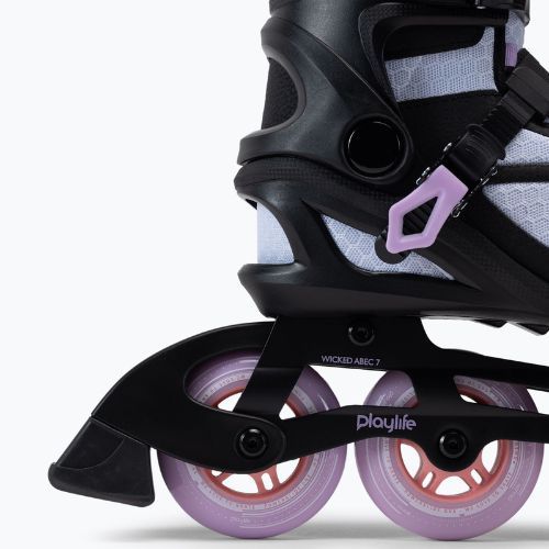 Dámské in-line brusle Playlife Lancer 84 black violet 880274