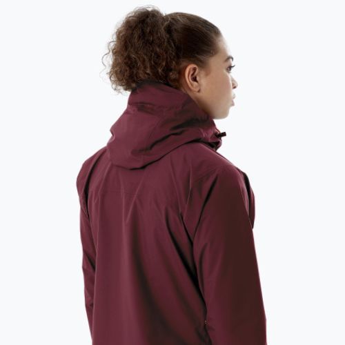 Dámská nepromokavá bunda Rab Downpour Eco bordová QWG-83-HD-08