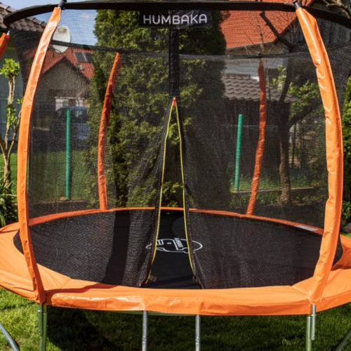 Trampolína HUMBAKA Super 305 cm oranžová Super-10'