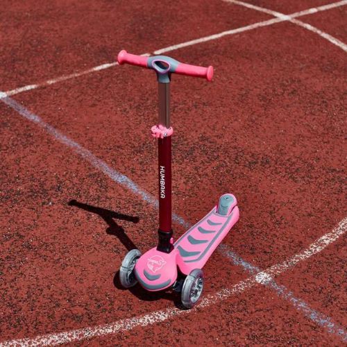 HUMBAKA Mini T dětská tříkolová koloběžka růžová HBK-S6T