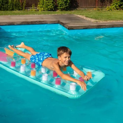 Zelená plavecká matrace AQUASTIC ASM-188G