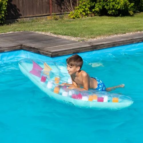 Zelená plavecká matrace AQUASTIC ASM-188G
