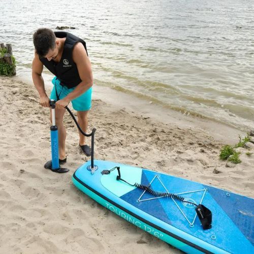 SUP AQUASTIC pumpa na prkno modrá AQS-SPU001