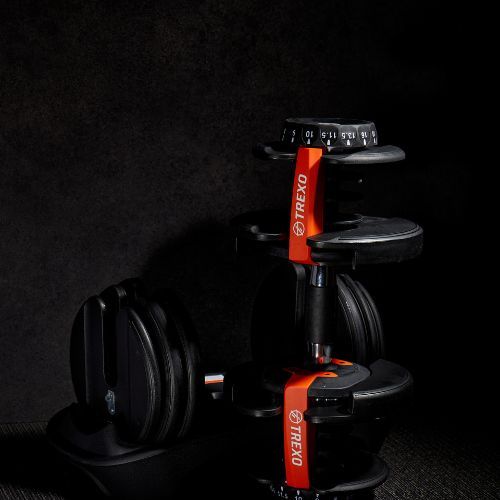 Nastavitelná činka XTREXO 24 kg černá ADT-24