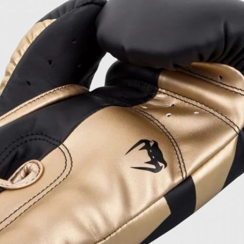Pánské boxerské rukavice Venum Elite černo-zlaté VENUM-1392