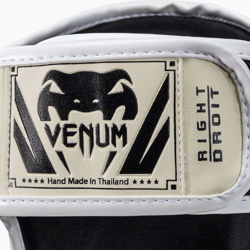 Venum Elite Standup Shinguards černobílé VENUM-1394