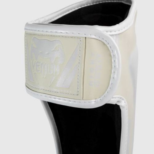 Venum Elite Standup Shinguards bílé VENUM-1394