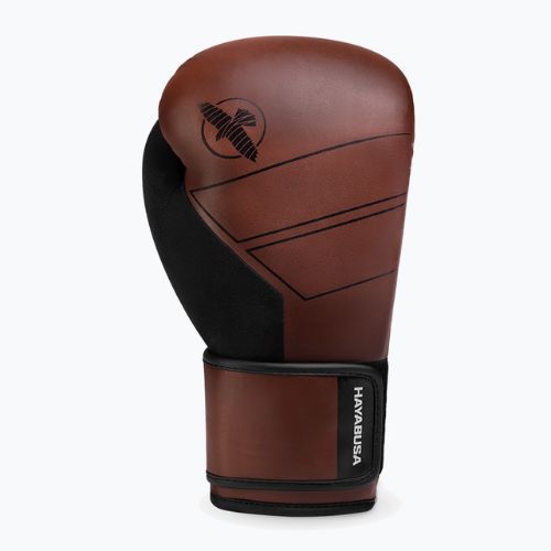 Hayabusa S4 Kožené hnědé boxerské rukavice S4LBG