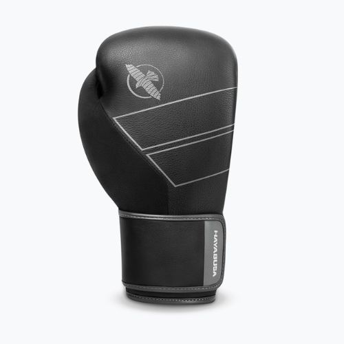 Hayabusa S4 Kožené boxerské rukavice černé S4LBG