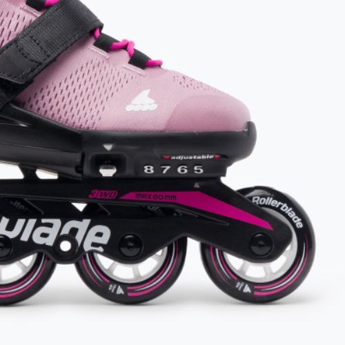 Rollerblade Microblade dětské kolečkové brusle růžovo-bílé 07221900 T93