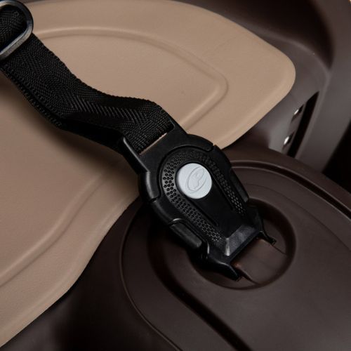 Dětská sedačka na kolo Polisport Groovy CFS dark brown/brown