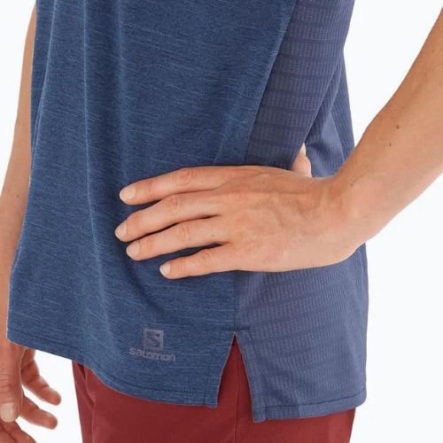 Dámské trekingové tričko Salomon Outline Summer SS tmavě modré LC1708700