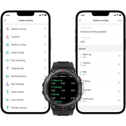 Hodinky Amazfit T-Rex 2 astro black/gold A2170