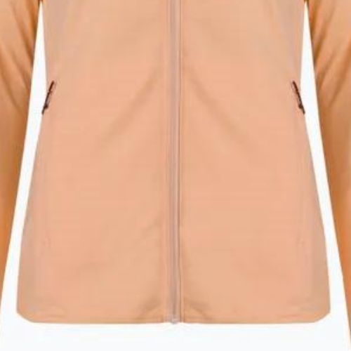 Dámská fleece mikina Salomon Outrack Full Zip Mid apricot ice LC1710300