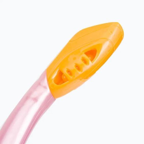 Dětský šnorchlovací set AQUASTIC Maska + Ploutve - Šnorchl růžový MSFK-01SR