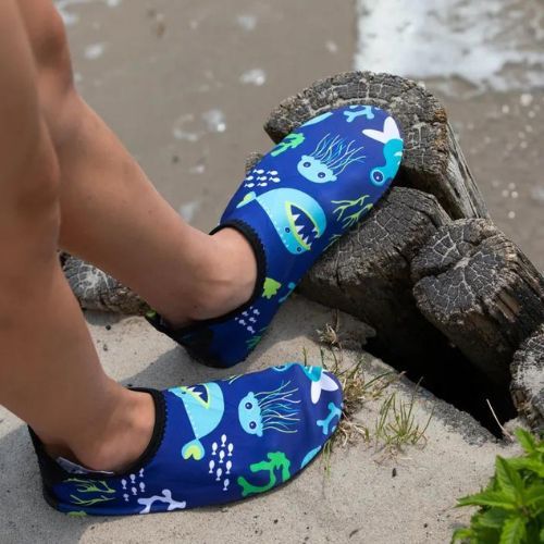 Dětská obuv do vody AQUASTIC Aqua blue KWS054