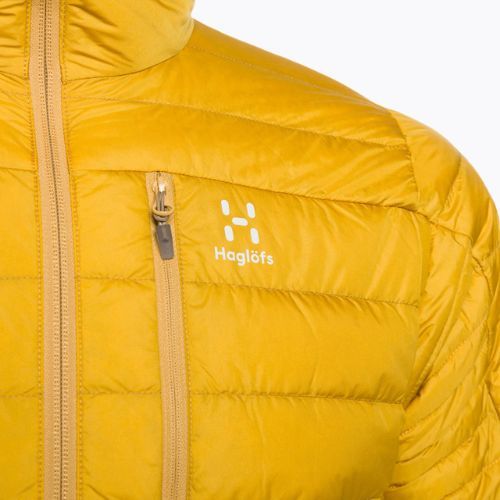 Pánská péřová bunda Haglöfs Micro Nordic Down Hood yellow 605047