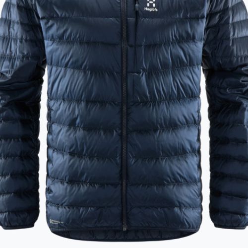 Pánská péřová bunda Haglöfs Roc Down Hood navy blue 604682