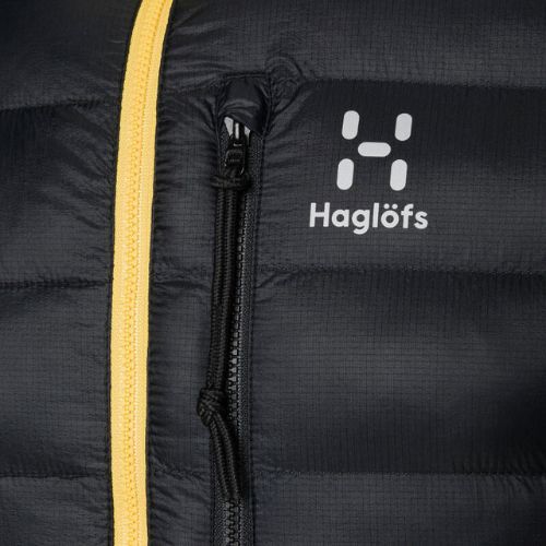 Pánská péřová bunda Haglöfs V series Mimic Hood černá 604796