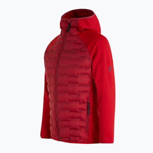 Pánská bunda Peak Performance Argon Hybrid Hood Jacket Red G77866120