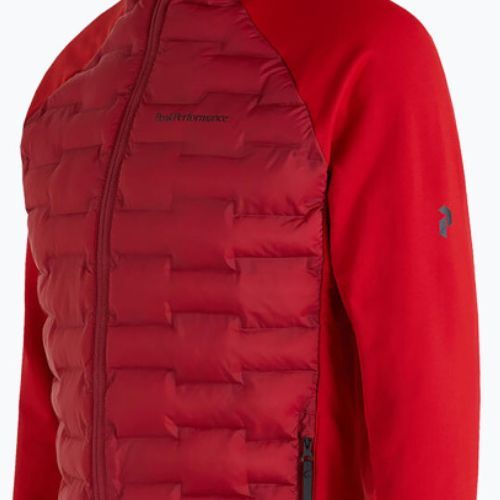 Pánská bunda Peak Performance Argon Hybrid Hood Jacket Red G77866120