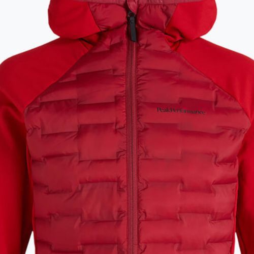 Pánská bunda Peak Performance Argon Hybrid Hood Jacket Red G77866120