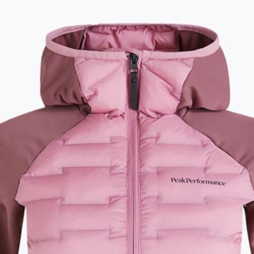 Dámská bunda Peak Performance Argon Hybrid Hood Jacket pink G77859110