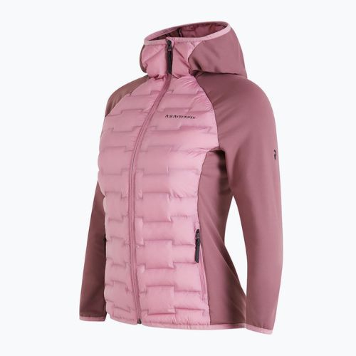 Dámská bunda Peak Performance Argon Hybrid Hood Jacket pink G77859110