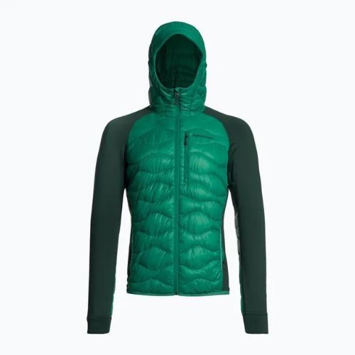 Pánská bunda Peak Performance Helium Down Hybrid Hood Jacket Green G77855130