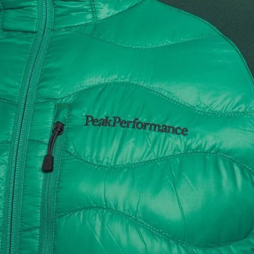 Pánská bunda Peak Performance Helium Down Hybrid Hood Jacket Green G77855130