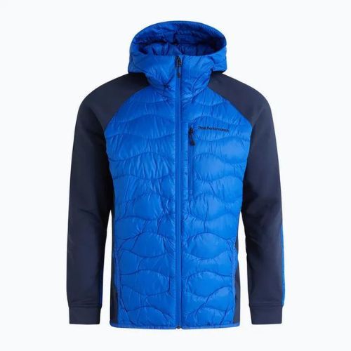 Pánská bunda Peak Performance Helium Down Hybrid Hood Jacket Blue G77855110